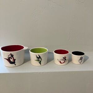 Rae Dunn Disney villains measuring cups